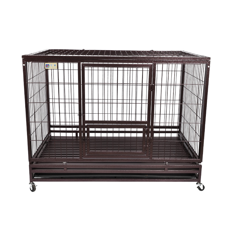 Right Angle Square Tube Dog Cage