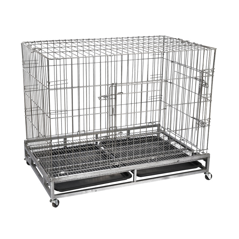 Large Dog Metal Wire Folding Dog Cage