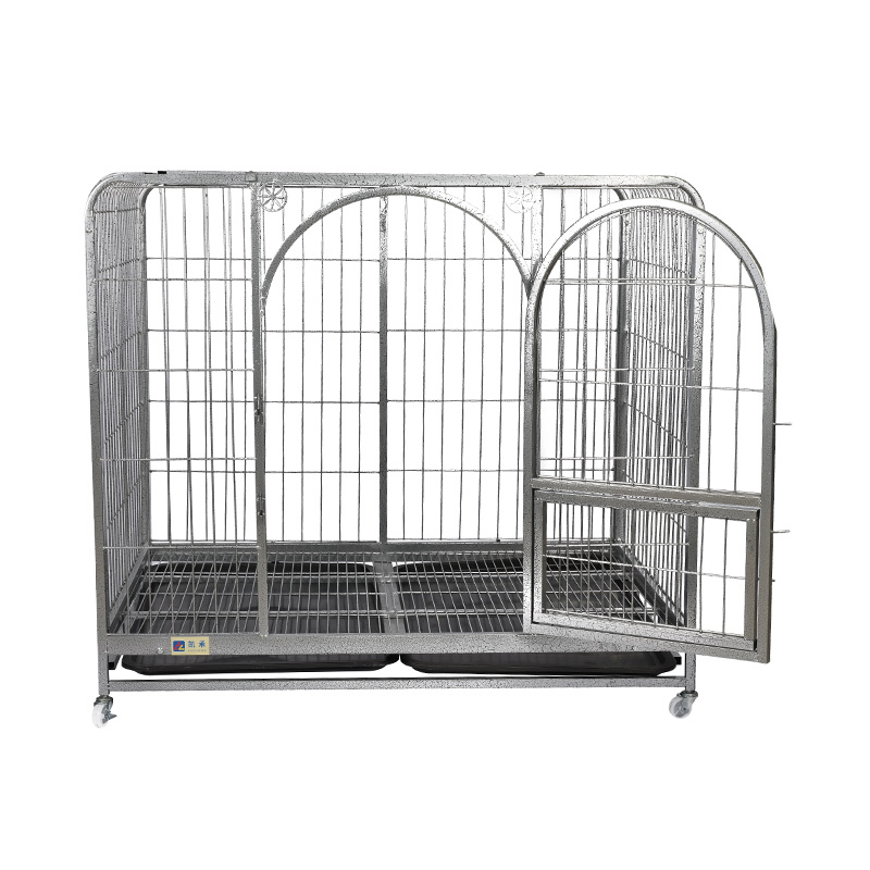 BT-125 Rounded Corner Metal Wire Folding Dog Cage