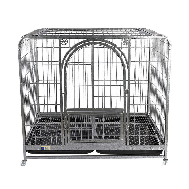 BT-125 Rounded Corner Metal Wire Folding Dog Cage