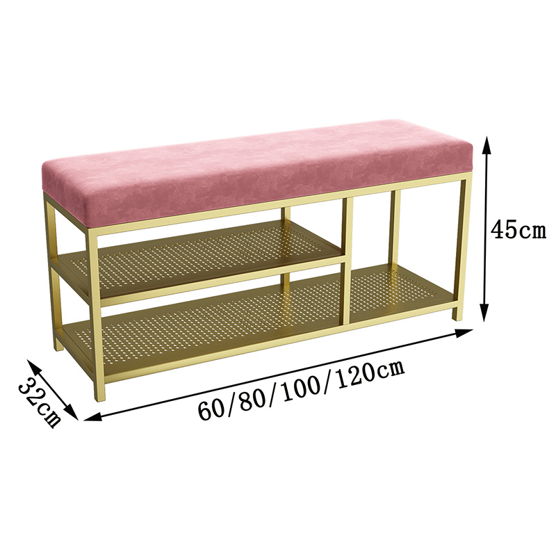 Simple Entrance Door Shoe Stool Partition Style
