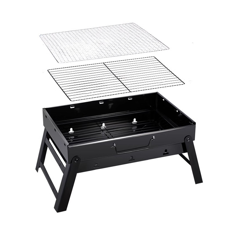 Stainless Steel Foldable Portable X-Shaped Barbecue Grill