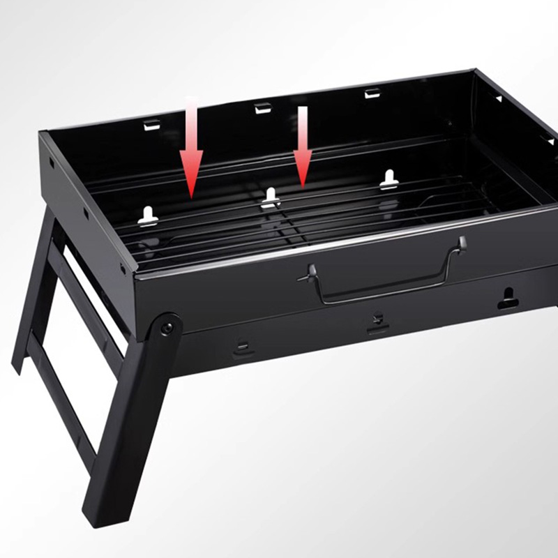 Stainless Steel Foldable Portable X-Shaped Barbecue Grill