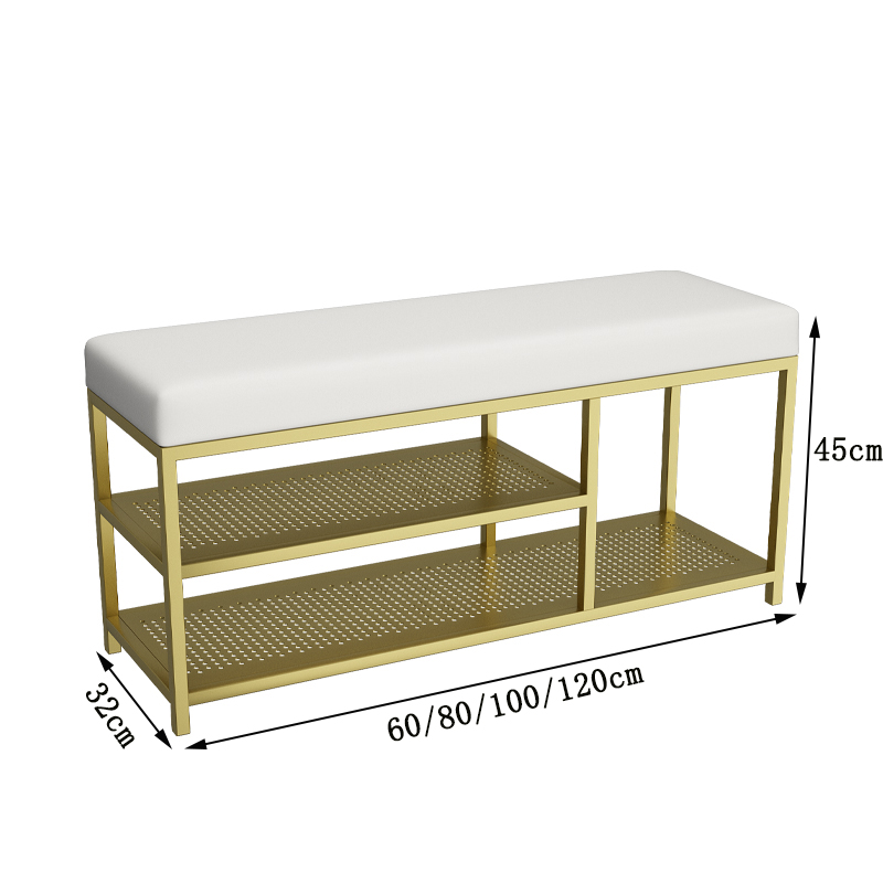 Simple Entrance Door Shoe Stool Partition Style
