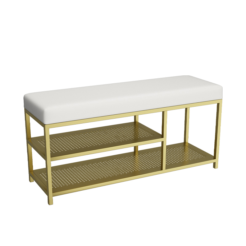 Simple Entrance Door Shoe Stool Partition Style