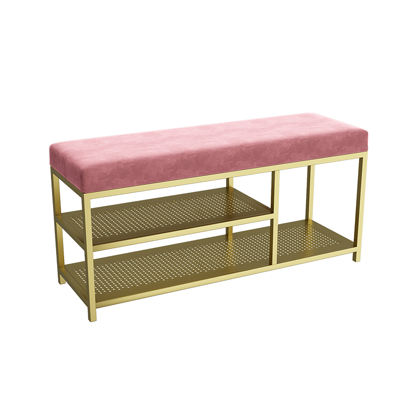 Simple Entrance Door Shoe Stool Partition Style