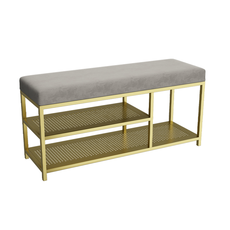 Simple Entrance Door Shoe Stool Partition Style