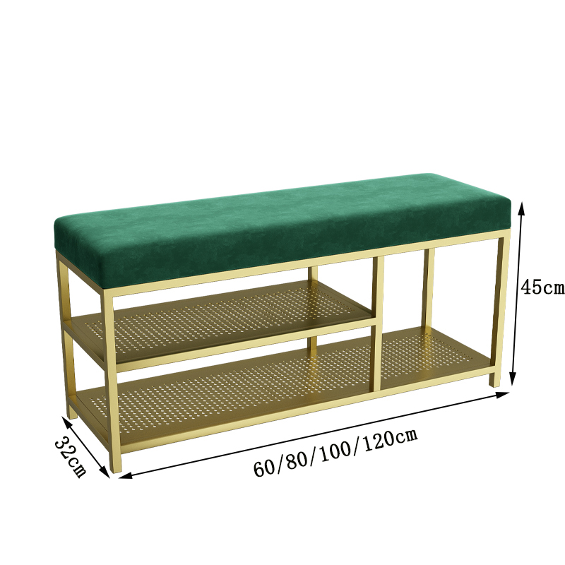 Simple Entrance Door Shoe Stool Partition Style