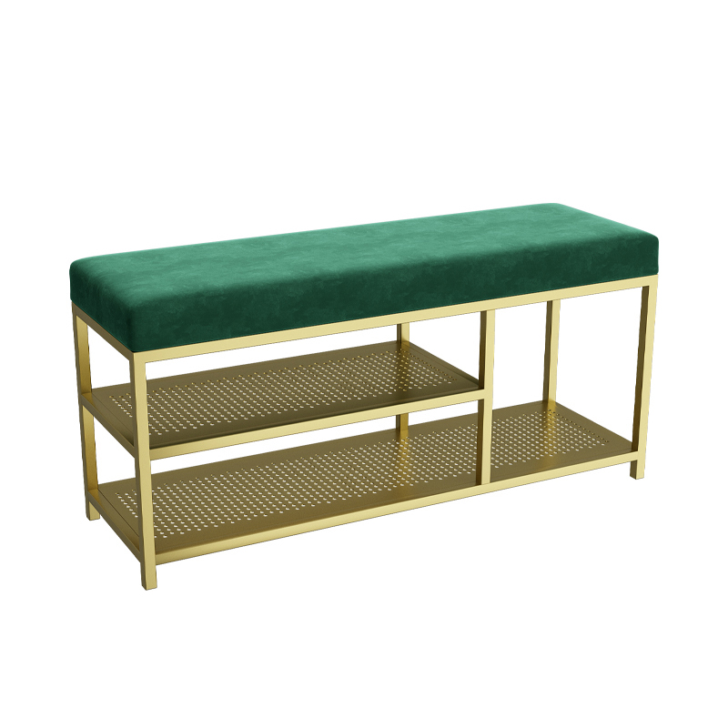 Simple Entrance Door Shoe Stool Partition Style