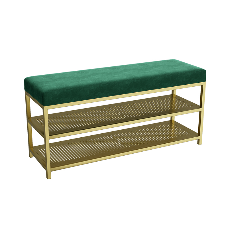 Simple Entrance Door Shoe Bench Flat Model
