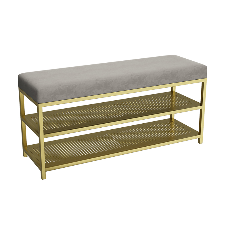 Simple Entrance Door Shoe Bench Flat Model