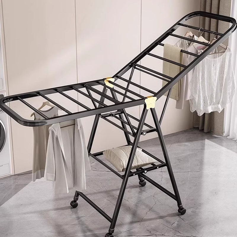 Floor-Standing Folding Clothes Drying Rack