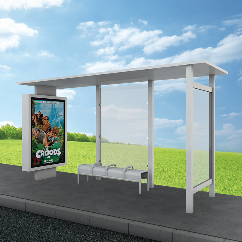 AH-2778 Modular design Bus Shelter