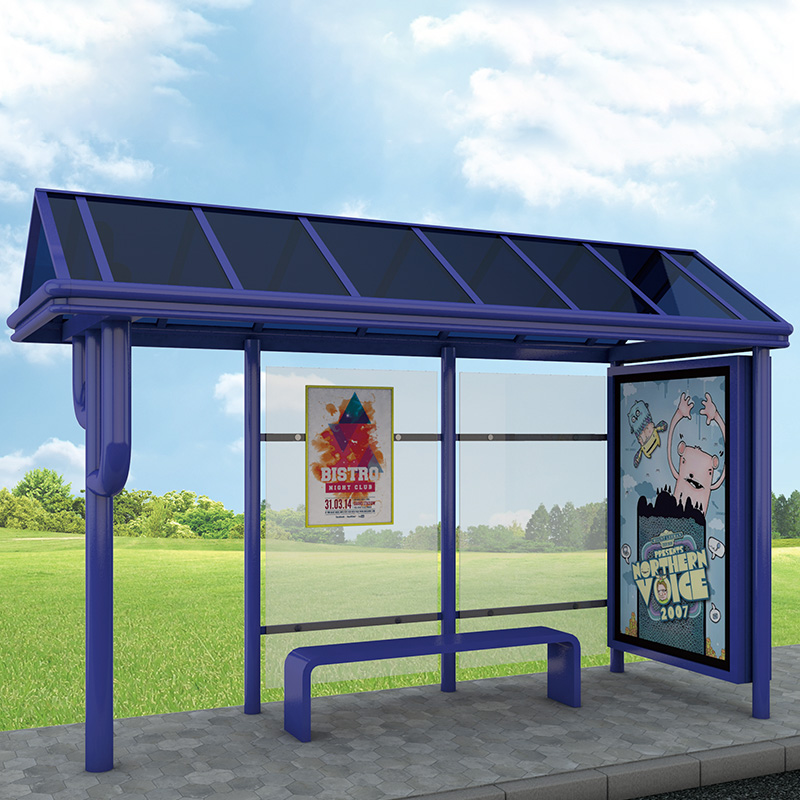 AH-2776 Corrosion-resistant frame Bus Shelter