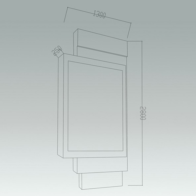 AH-2819 2820 High durability Bus Shelter AH-2819 2820 High durability Bus Shelter