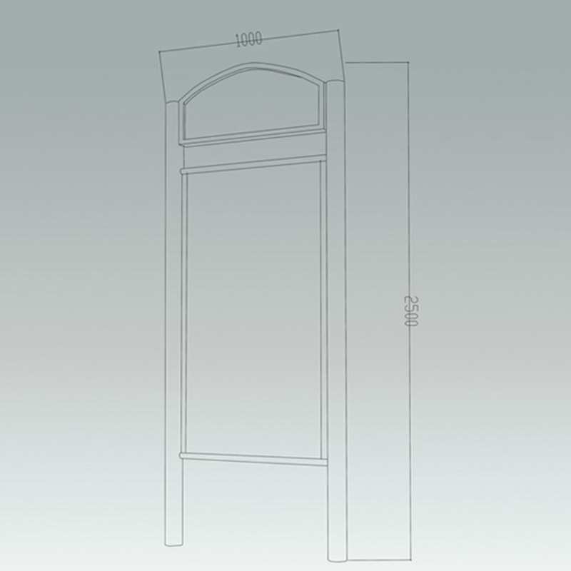 AH-2819 2820 High durability Bus Shelter AH-2819 2820 High durability Bus Shelter
