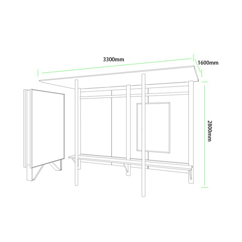 AH-2769 Smart bus shelter