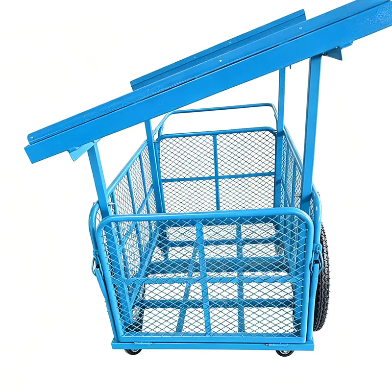 Metal Foldable Trolley with Solar-powered Water Pump Metal Foldable Trolley with Solar-powered Water Pump