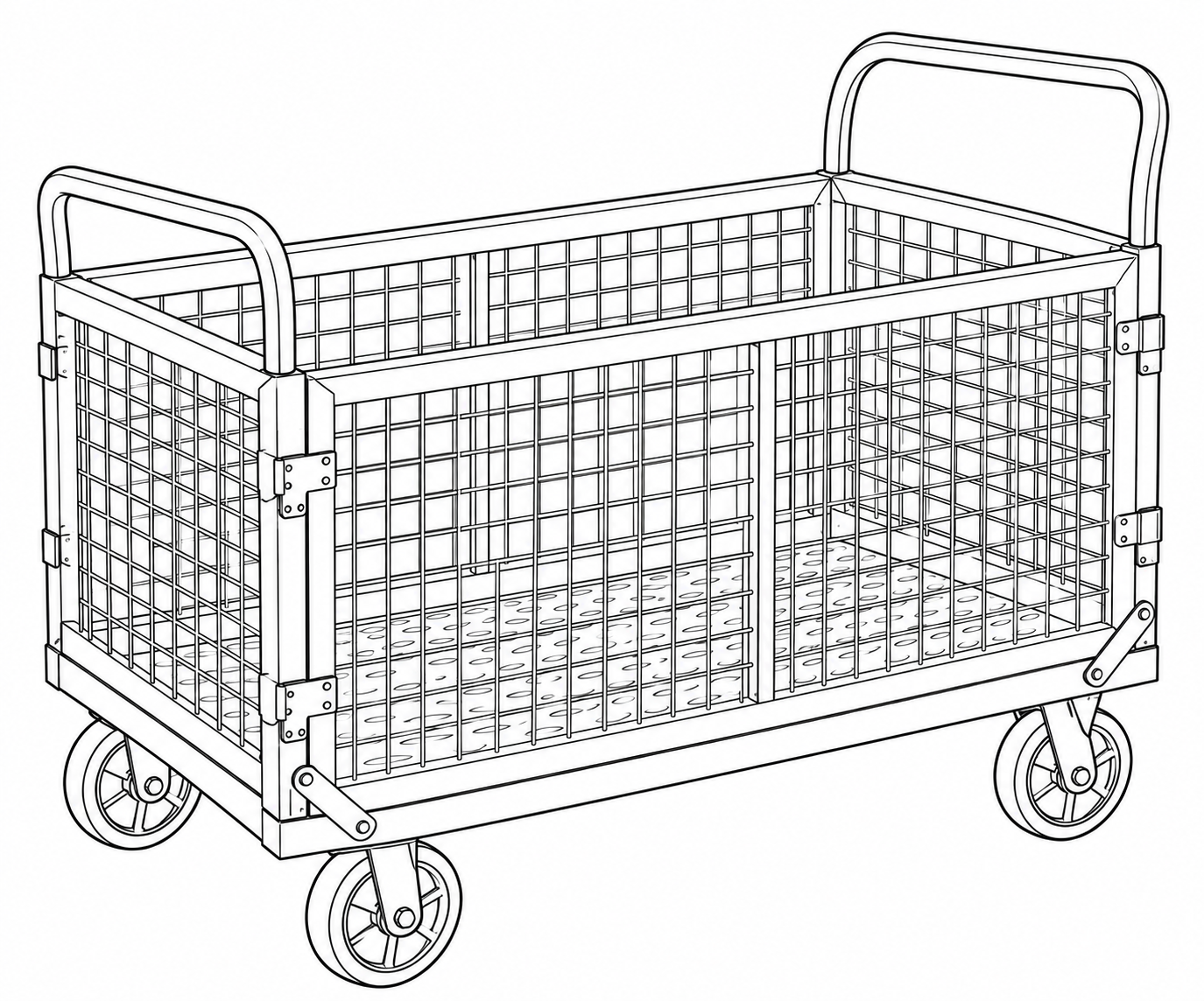 Metal Foldable Trolley