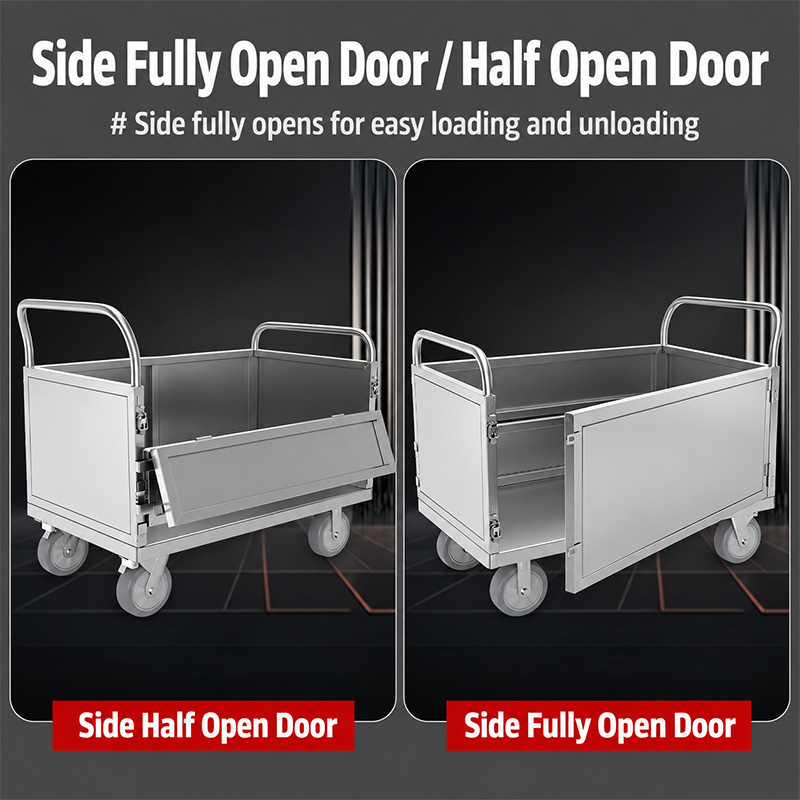 Multifunctional double-decker vehicle Detachable Cage Trolley