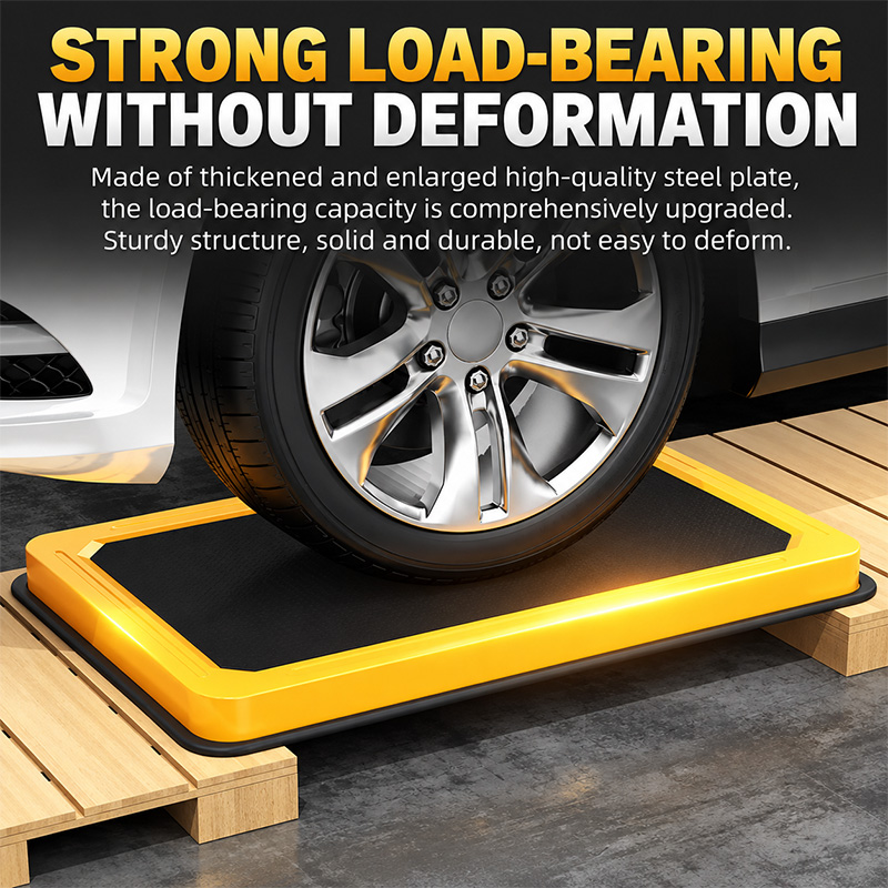 Foldable Heavy-Duty Platform Trolley with Load-Bearing Beam