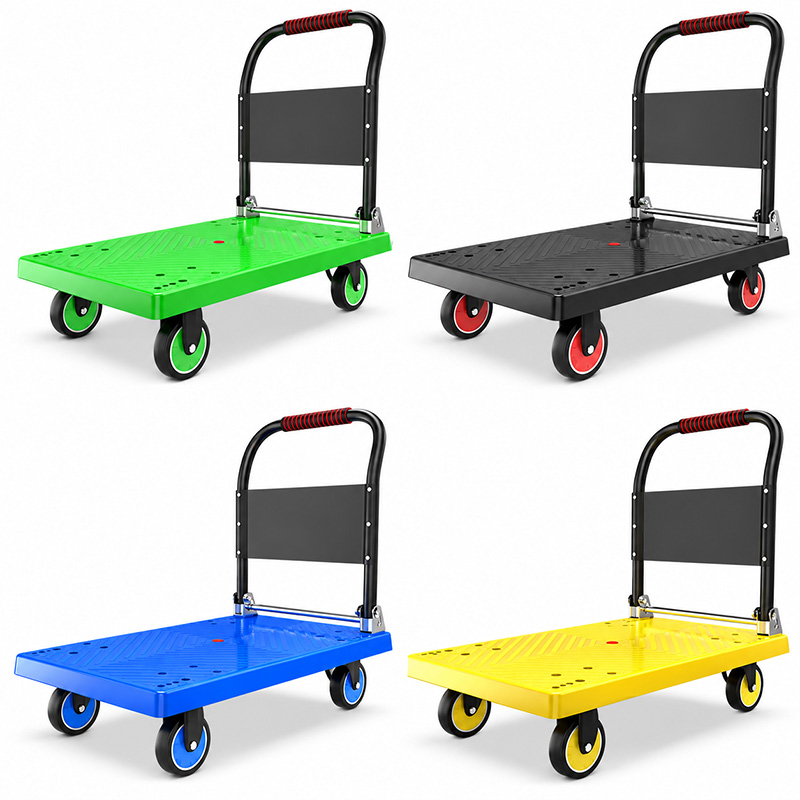 Widened-Guard Silent-Caster Platform Trolley Widened-Guard Silent-Caster Platform Trolley