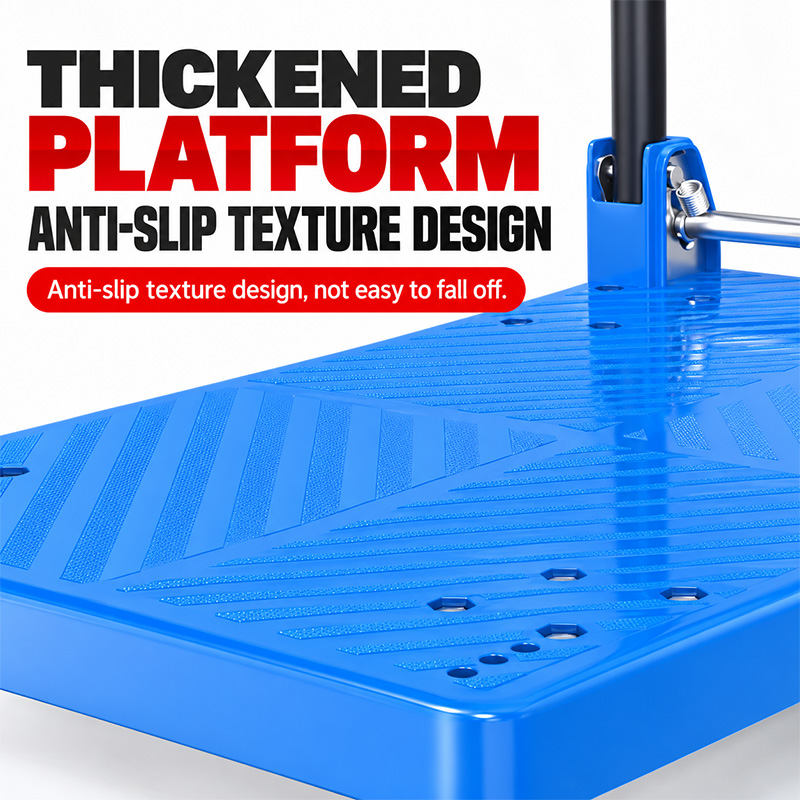 Honeycomb-Deck TPR-Caster Platform Trolley