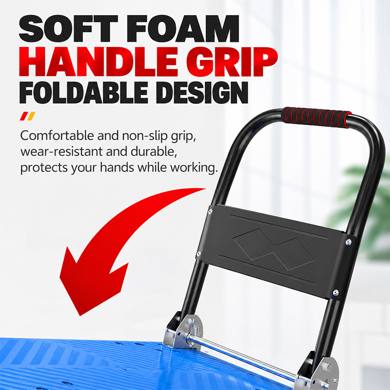 Compact Foldable Platform Trolley