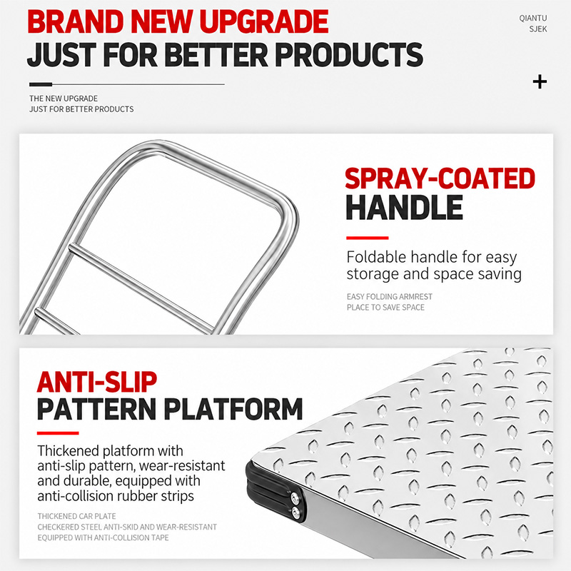 Anti-Collision Steel Platform Trolley