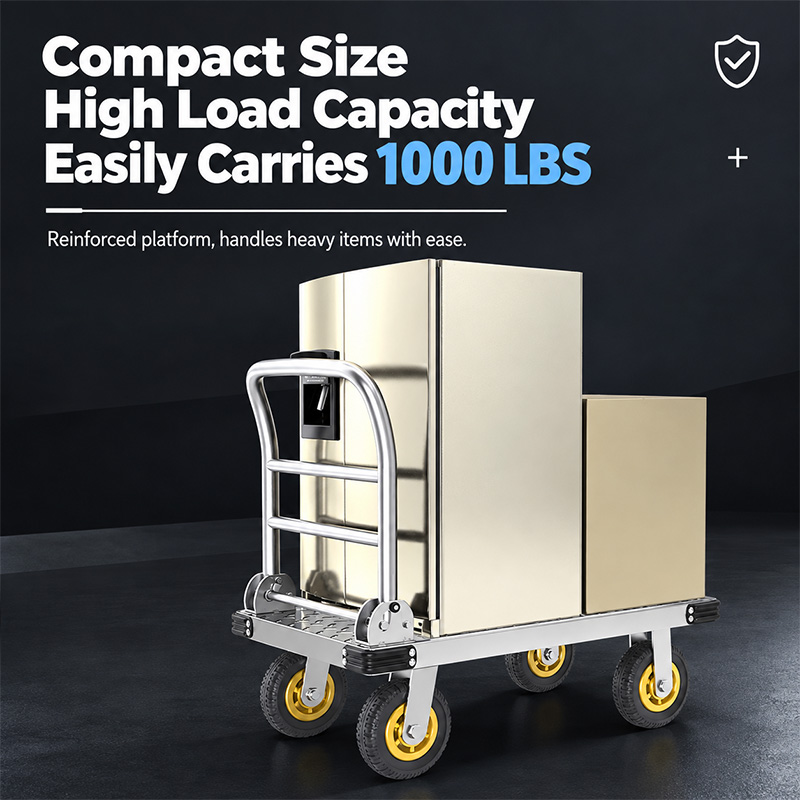 Anti-Collision Steel Platform Trolley