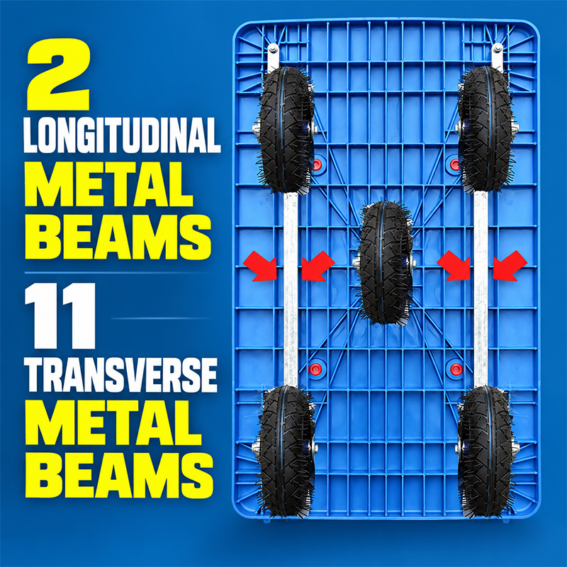 Compact Foldable Platform Trolley