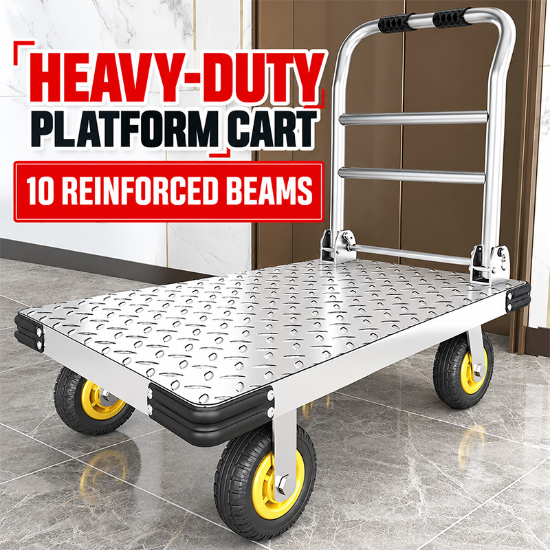 Anti-Collision Steel Platform Trolley