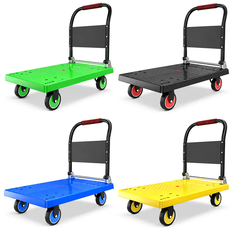 Widened-Guard Silent-Caster Platform Trolley Widened-Guard Silent-Caster Platform Trolley