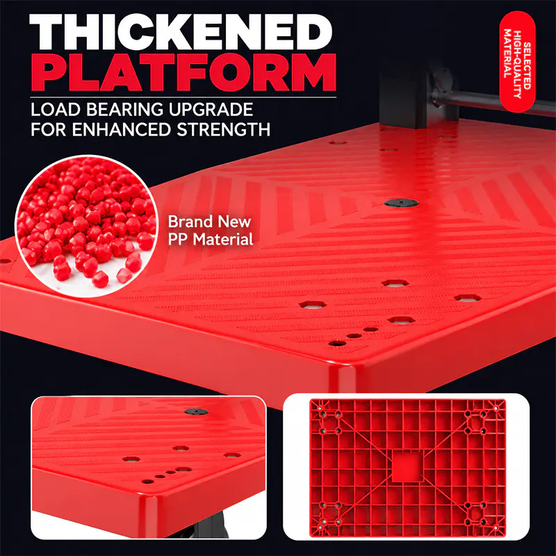 Widened-Guard Silent-Caster Platform Trolley Widened-Guard Silent-Caster Platform Trolley