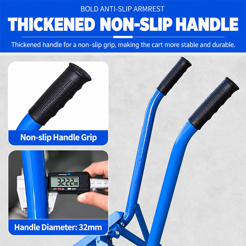 Thickened-Hopper Large-Wheel Wheelbarrow